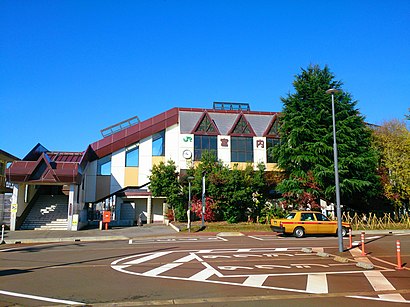 Miyauchi Station East Entrance 2018,11.jpg