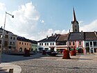 Pohled na náměstí z Olomoucké ulice