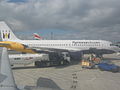 Airbus A320-200 G-OZBK At Gate at Gibraltar Airport