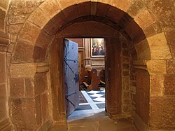 Porte de communication entre la Chapelle de la Croix et de la Chapelle Ste Odile