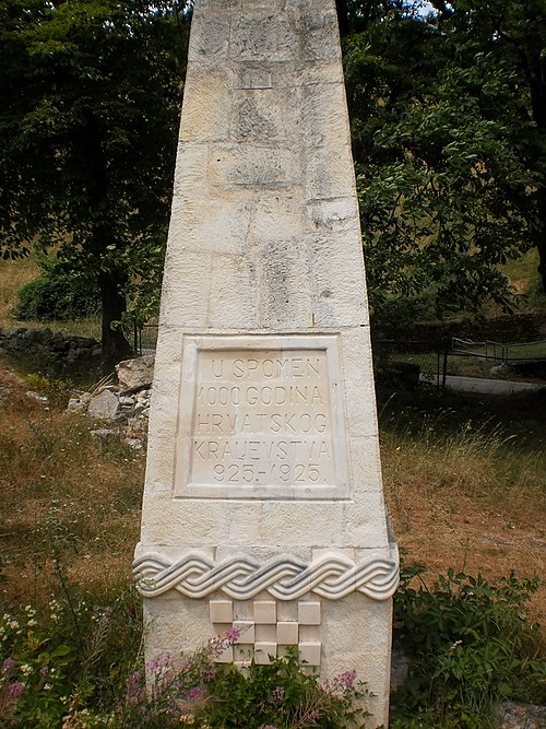 Monument to the thousandth anniversary of the Croatian Kingdom