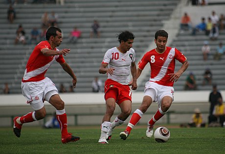 Tunisia-Morocco match on 5 June 2010 in Casablanca.