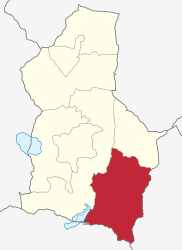 Distretto di Mpwapwa – Mappa