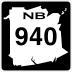 Route 940 marker