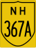 National Highway 367A marker