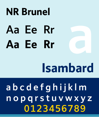 <span class="mw-page-title-main">NR Brunel</span> Typeface