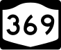 Markierung der New York State Route 369