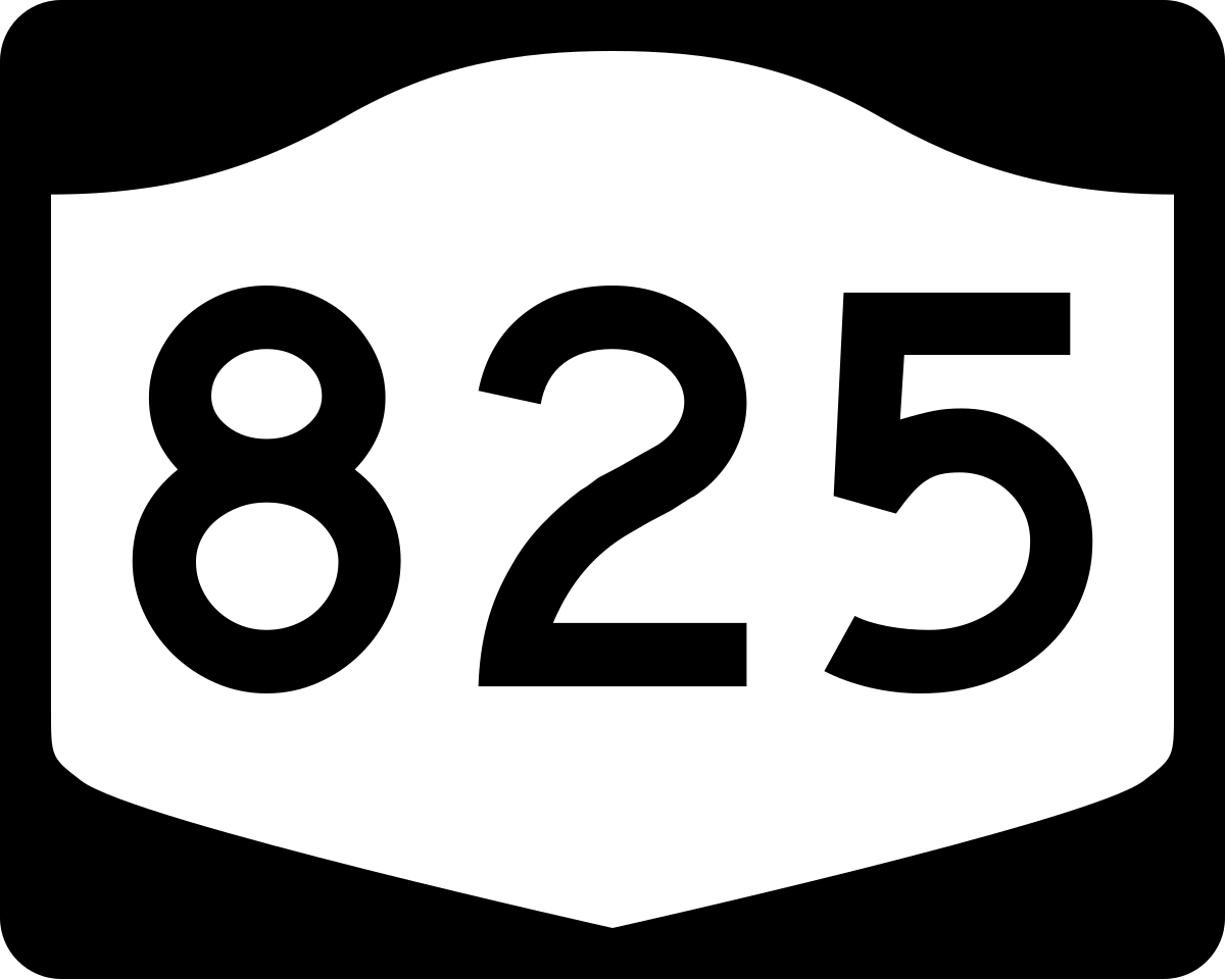 New York State Route 825 - Wikipedia