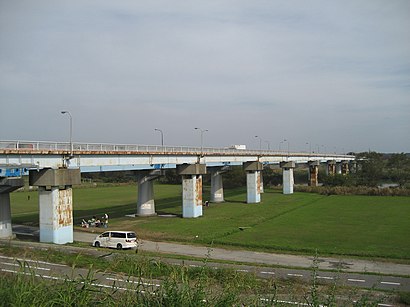 流山橋への交通機関を使った移動方法