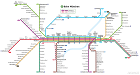 Ilustrační obrázek úseku Mnichov S-Bahn