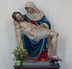 Groupe sculpté "Vierge de Pitié"