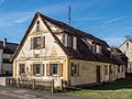 * Nomination Residential house in Neuses an der Regnitz. 1855 --Ermell 06:30, 28 March 2017 (UTC) * Promotion  Comment I think perhaps a little bit grainy or overprocessed? Look at the chimney, for instance. Small fix suggested.--Peulle 08:58, 28 March 2017 (UTC) Done Thanks for the review--Ermell 12:23, 28 March 2017 (UTC) looks still somewhat overprocessed (I think because of brighten up the shadows), but the new version is better and it's overall ok for QI --Carschten 18:35, 28 March 2017 (UTC)