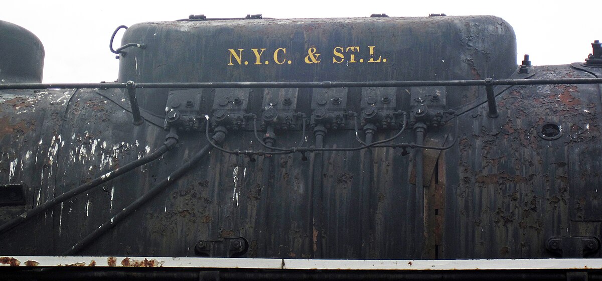 File:New York, Chicago & St. Louis Railroad (Nickel Plate Road) - 757 steam  locomotive (S-2 2-8-4) 4 (27025446942).jpg - Wikimedia Commons