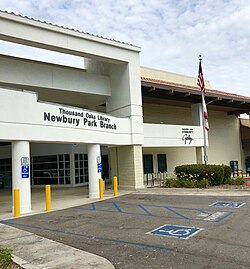 The Newbury Park Branch Library was established in 1991. Newbury Park Branch Library CA.jpg