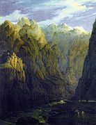 «Дарьяльское ущелье» (1832), Никанор Чернецов