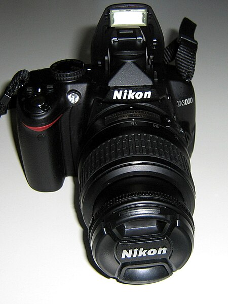 File:Nikon D3000 by Carschten.jpg