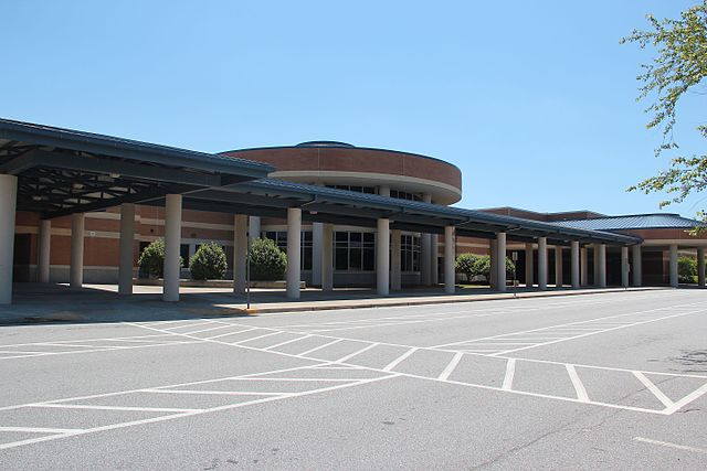Norcross High School front entrance