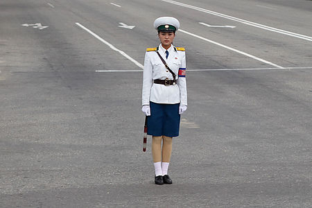 North Korea - Traffic girl (5015228727).jpg
