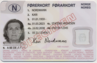 <span class="mw-page-title-main">Driving licence in Norway</span> Overview of driving licences in Norway