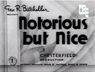 <i>Notorious but Nice</i> 1933 film by Richard Thorpe
