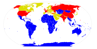 <span class="mw-page-title-main">Nuclear-weapon-free zone</span> Treaty-defined zone in which nuclear weapons are prohibited