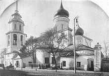 St. Nicholas kyrka från Usokhi (foto från början av 1900-talet)