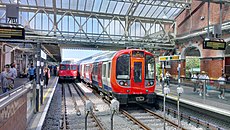 Old and New trains, Hammersmith station.jpg