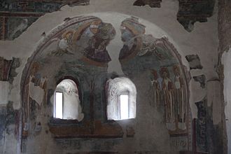 Apse frescoes Oleggio, Basilica di San Michele - Interior 12.JPG