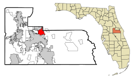 Orange County Florida Incorporated and Unincorporated areas Winter Park Highlighted.svg