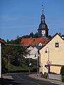 Ortsansicht mit hessischer Kirche