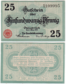 25 Pfennig, 1917