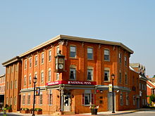 Town clock on the BB&T Bank Oxford Historic District bank PA.JPG