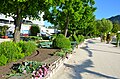 English: Flower-bed on the flower beach in front of the Parkhotel Deutsch: Blumenbeet am Blumenstrand vor dem Parkhotel