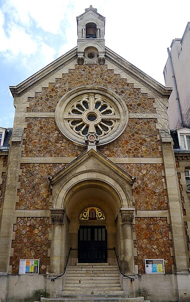 File:P1040908 Paris XVI rue Cortambert n°19 temple de Passy-Annonciation rwk.JPG