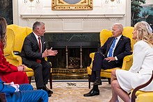 Abdullah meets with U.S. President Joe Biden in the Diplomatic Reception Room, 19 July 2021 P20210719AS-0988 (51420126253).jpg