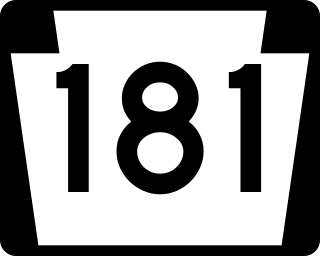 <span class="mw-page-title-main">Pennsylvania Route 181</span> State highway in York County, Pennsylvania, US