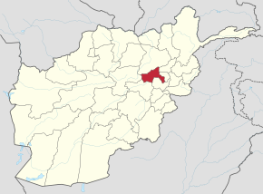 Poziția localității Provincia Parwan