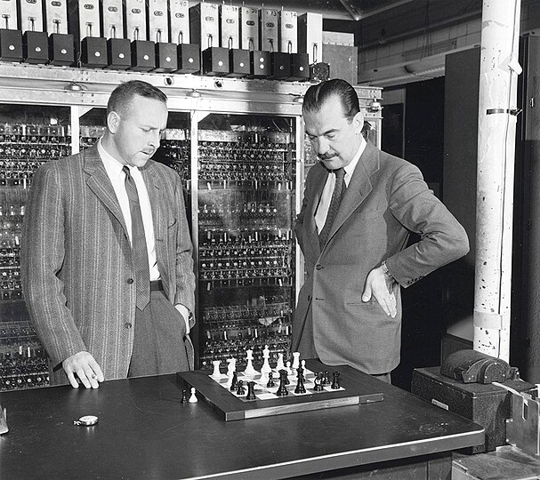Советская машина шахматы. Национальная лаборатория Лос Аламос. Компьютер Maniac-1 Лос Аламос.