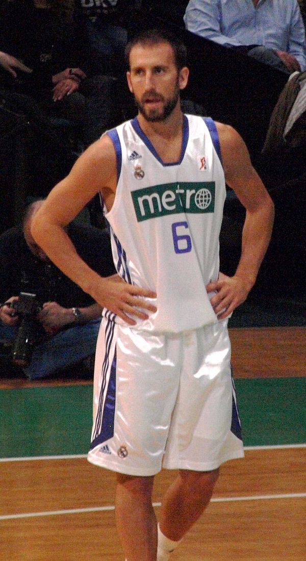 Sánchez with the Real Madrid in 2008