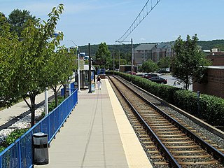 <span class="mw-page-title-main">Pepper Road station</span> Light rail station in Maryland, United States