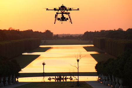 ToucanWing's quadrirotor UAV in Versailles