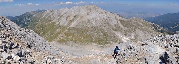 Pirin, Bulgaria - hiking trail from Vihren peak to Premkata pass