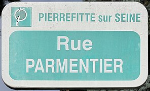 Plaque à Pierrefitte.