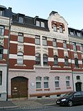 Apartment building in closed development