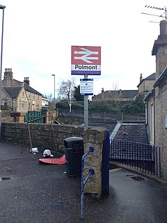 Polmont railway station railway station in Falkirk, Scotland, UK