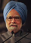 Prime Minister Manmohan Singh en WEF, 2009 (altranĉite).jpg