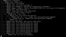 výstup pstree ve FreeBSD