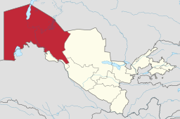 Qaraqalpaqstan Respublikasi in Uzbekistan.svg