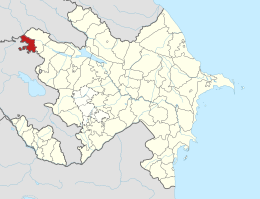 Distretto di Qazax – Localizzazione