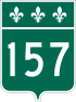 Route 157 Schild